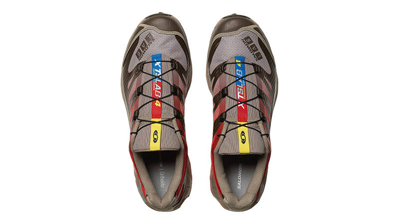 Salomon XT-4 OG Vintage Khaki Aurora Red L47299500 Top