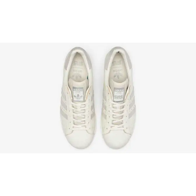 SNS × adidas falcon Superstar Core White Middle