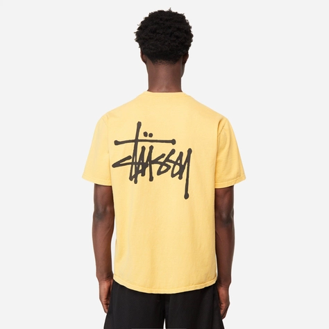 Stüssy Basic T-Shirt Yellow
