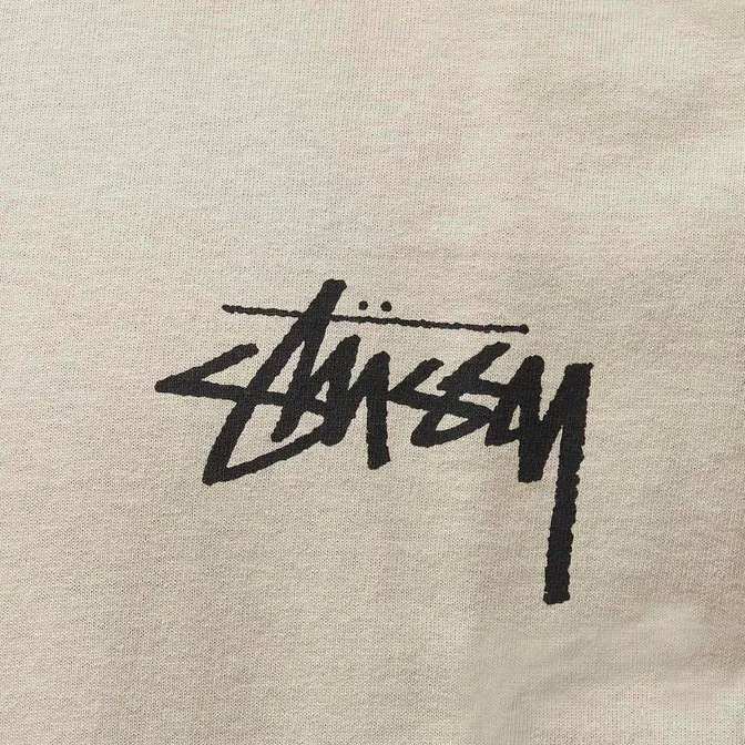 Stussy Classic Dot T-shirt Khaki Logo