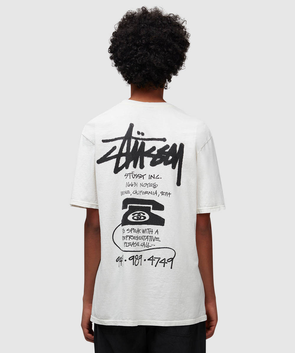 Stüssy Old Phone Pigmented Dyed T-Shirt