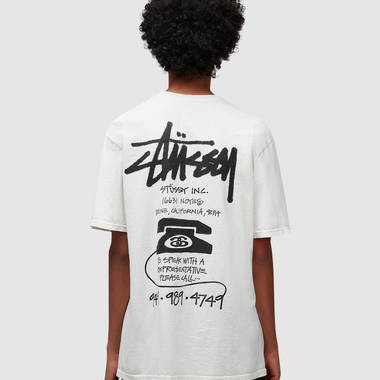 Stüssy Old Phone Pigmented Dyed T-Shirt