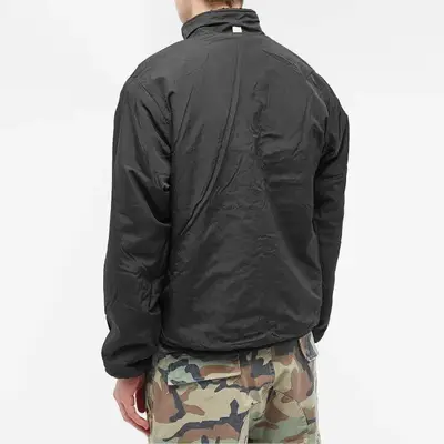 Stussy Sherpa Reversible Fleece Jacket Black Backside Full