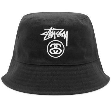 Stüssy Stock Logo Bucket Hat