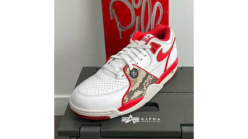 Stüssy x Nike Air Flight 89 White Red | Where To Buy | FD6475-101 Stüssy x Nike Air Flight 89 White Red | Where To Buy | FD6475-101