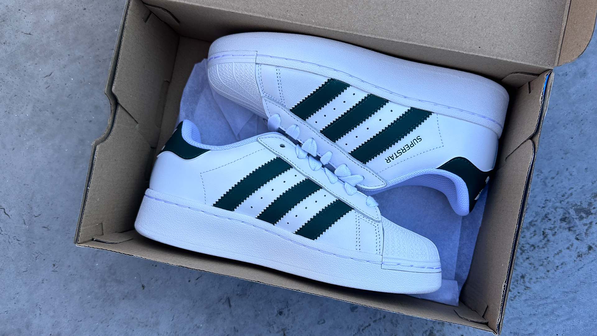 adidas Superstar XLG GS White Green