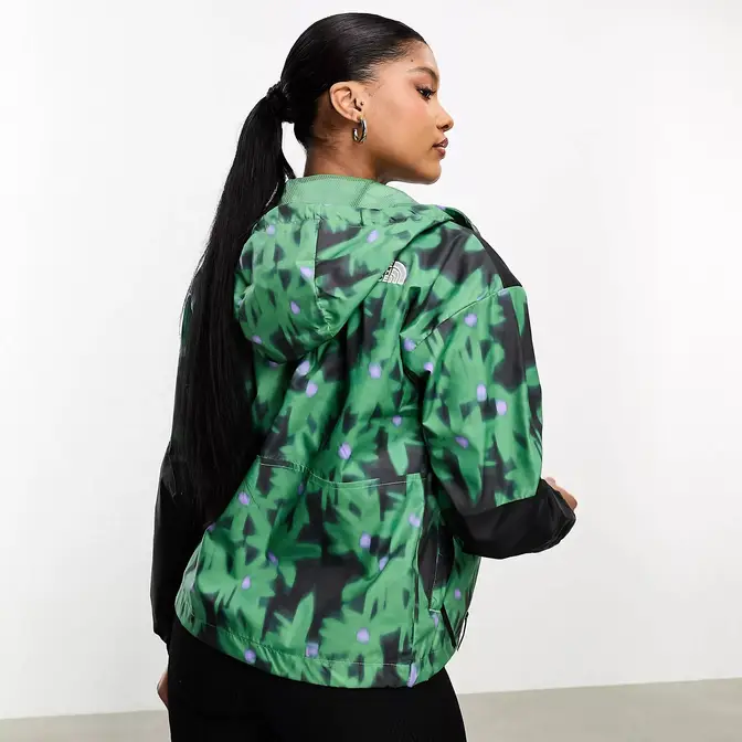 The North Face Sheru hooded shell jacket ASOS Exclusive green back