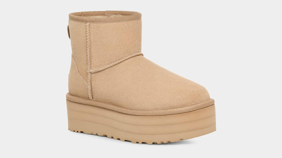 UGG Classic Mini Platform Boot Mustard Seed 1134991-MDSD Side