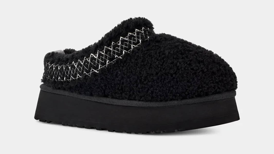 UGG Tazz Braid Slippers Black 1143976_color=BLK Side