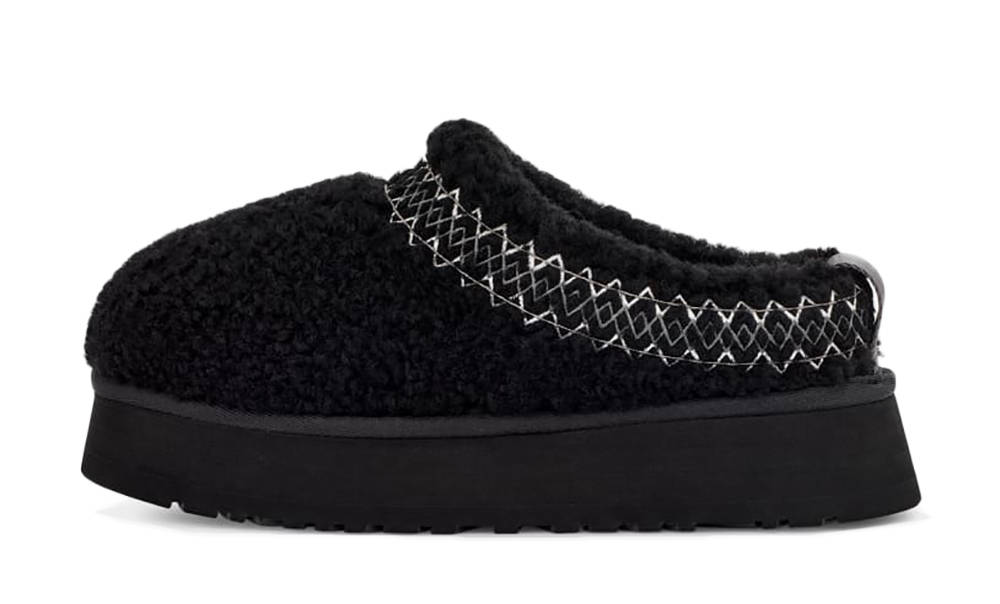 UGG Tazz Braid Slippers Black