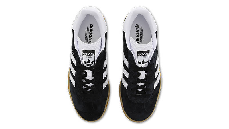 adidas Gazelle Bold Black White Gum Top