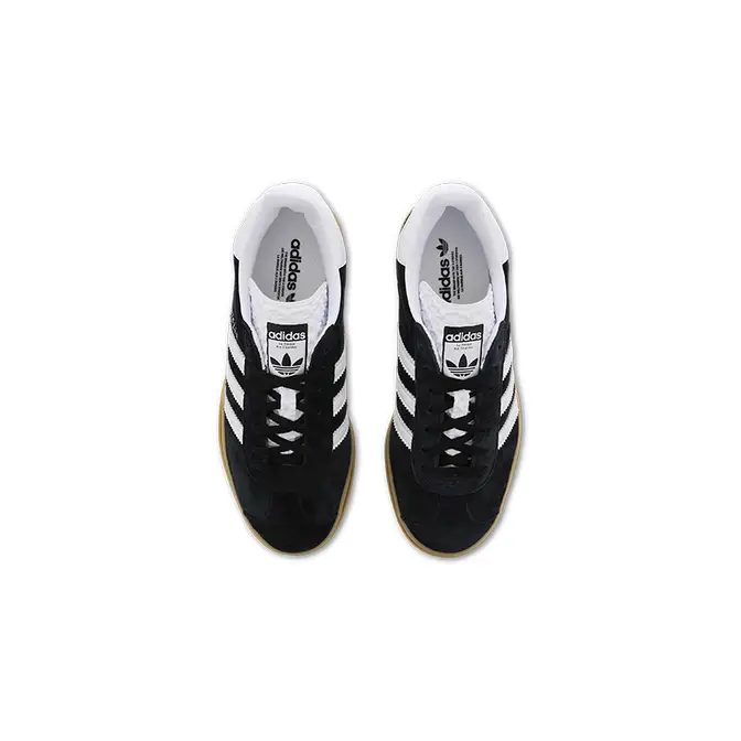 adidas Gazelle Bold Black White Gum Top