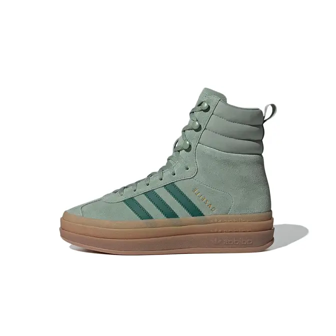 adidas Gazelle Bold Boot Silver Green | Where To Buy | ID6982 | The ...