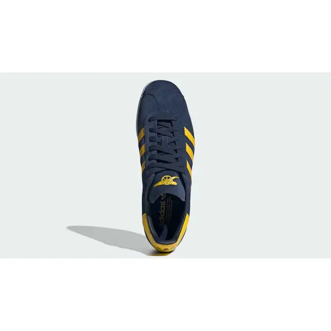 Gazelle sneakers in outlet navy blue and yellow