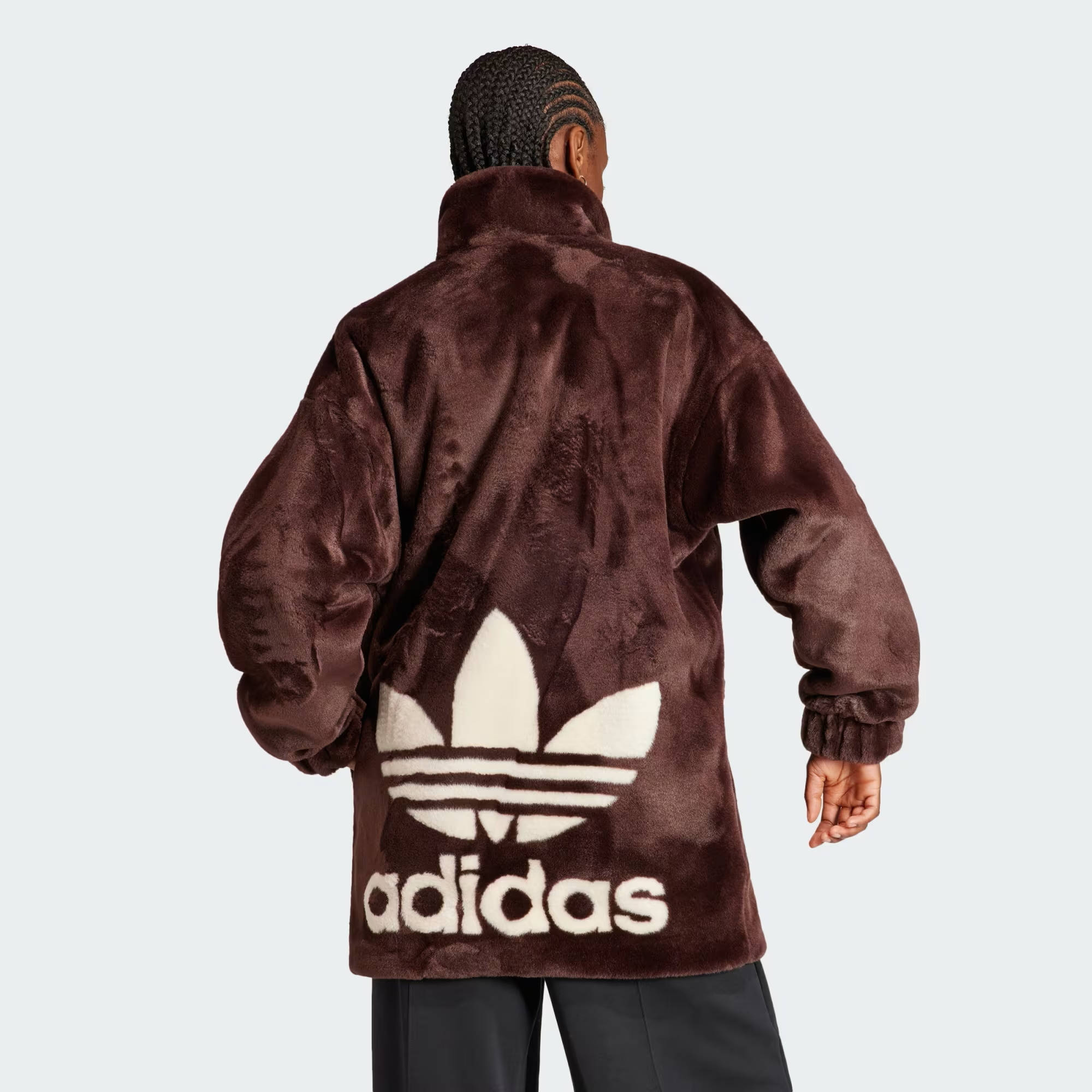 adidas Neutral Court Faux Fur Jacket | Where To Buy | IS5255 | The