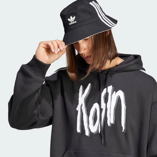 adidas Originals Korn Hoodie Black Front