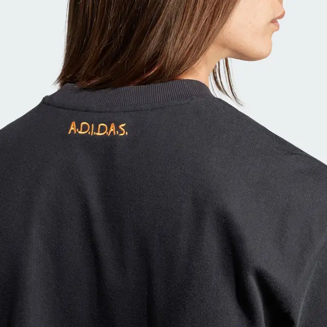adidas Originals Korn T-shirt Black Backside Closeup