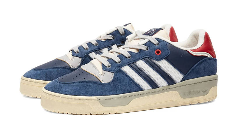 adidas Rivalry Low Extra Butter Navy White front