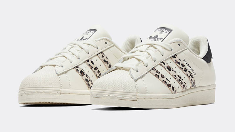 adidas Superstar Off White Leopard front