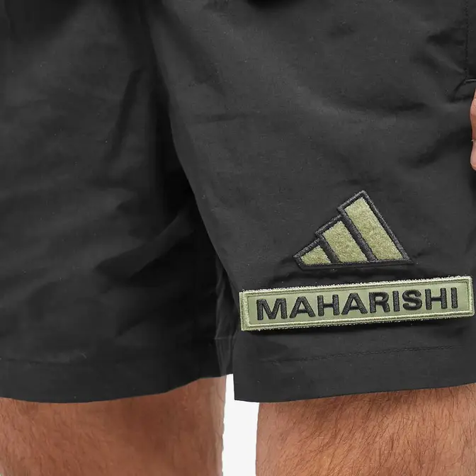 AFC x Maharishi x adidas dieser Condivo 23 Training Shorts Black Closeup