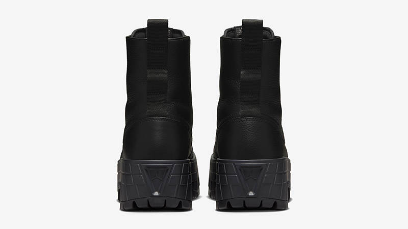 Air Jordan 1 High Platform Boots Black FJ5737-001 Back