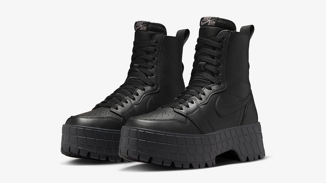 Air Jordan 1 High Platform Boots Black FJ5737-001 Side