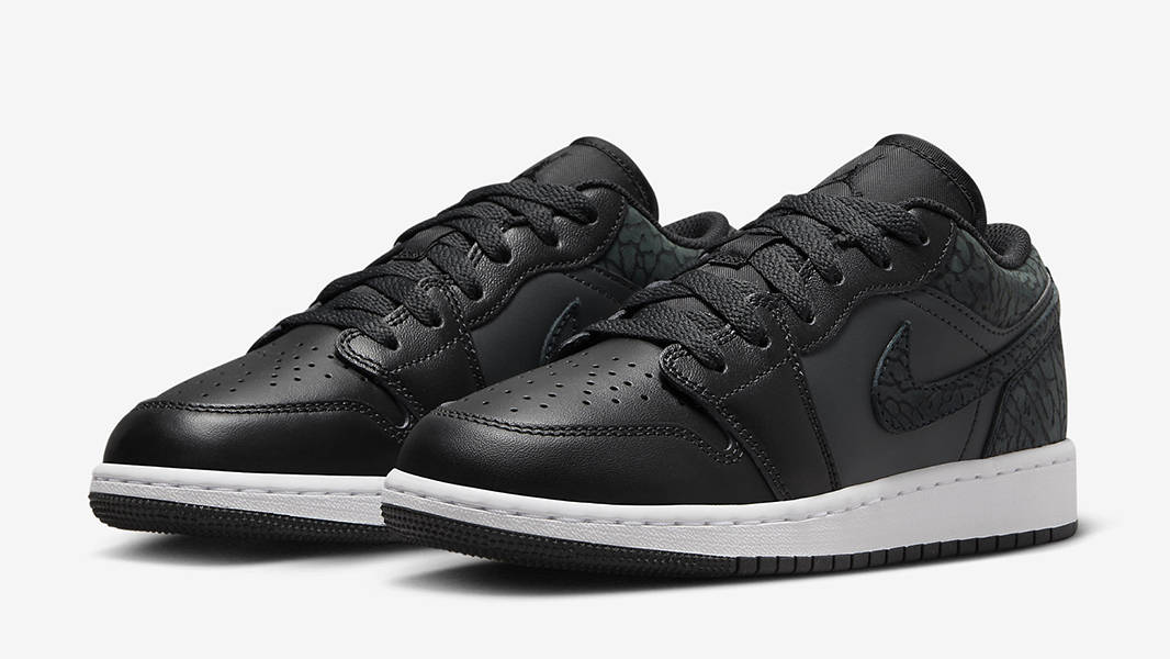 Air Jordan 1 Low GS Black Elephant FB9908-001 Side