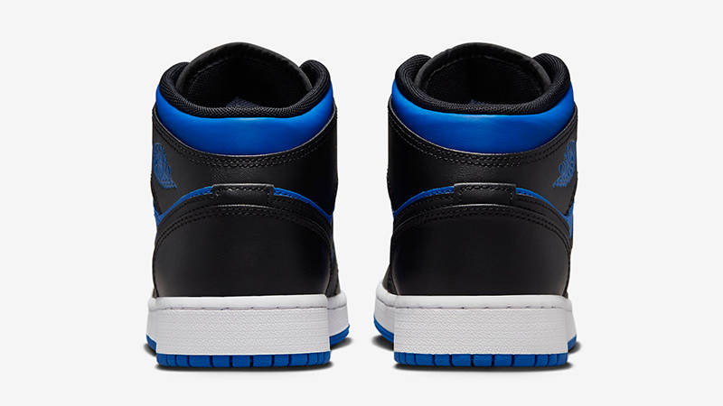 Air Jordan 1 Mid GS Black Royal Metallic DQ8423-042 Detail