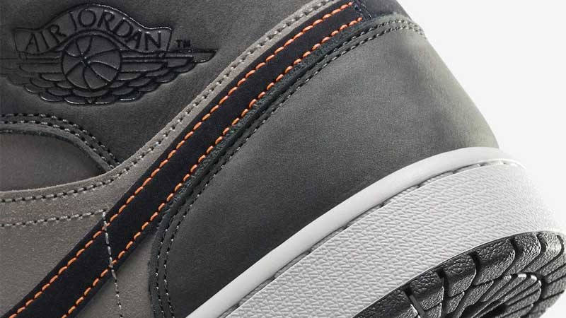 Air Jordan 1 Mid Night Stadium Closeup