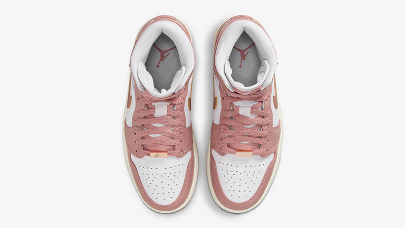 Air Jordan 1 Mid SE Red Stardust FB9892-670 Top