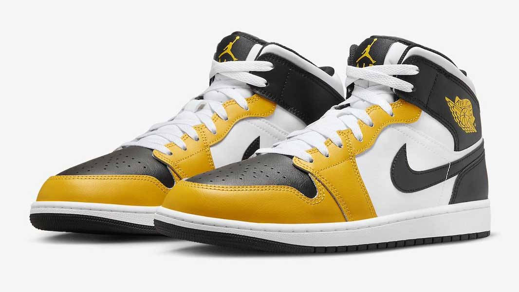 Air Jordan 1 Mid Yellow Ochre Front