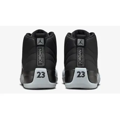 Black and gray jordan 12 best sale