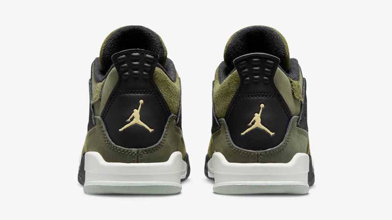 Air Jordan 4 PS Craft Olive Back