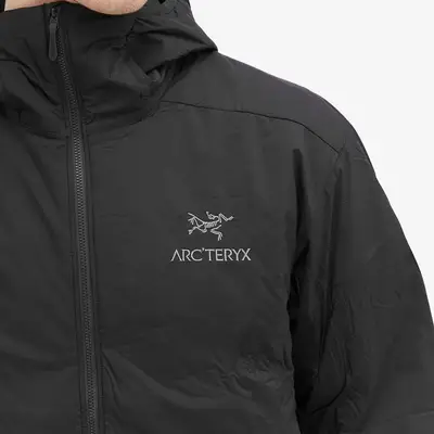 Arcteryx Atom Hoodie Jacket Black Logo