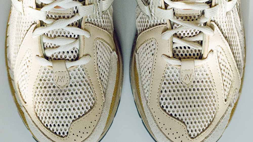Image via Auralee AURALEE x New Balance 1906R Bone White Desert