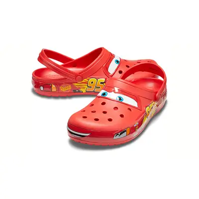 Lightning mcqueen crocs mens best sale