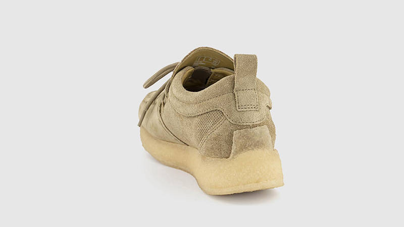 Clarks Maycliffe Dark Sand Suede back