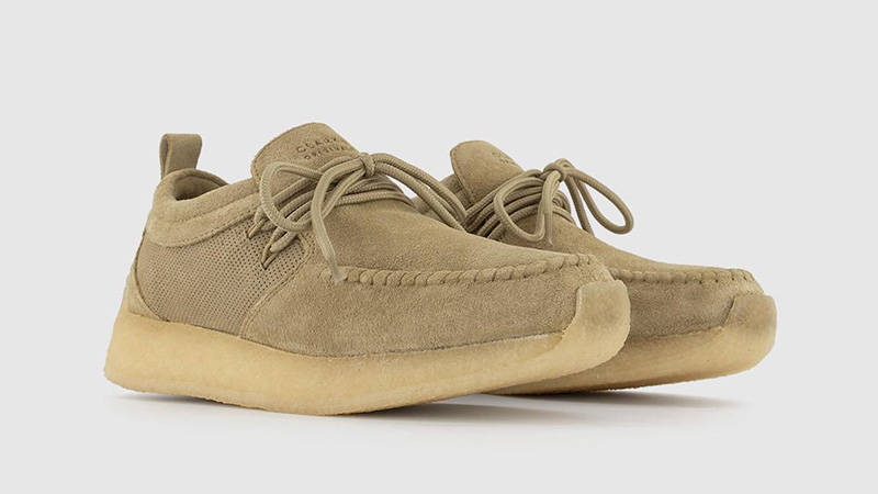 Clarks Maycliffe Dark Sand Suede FRONT