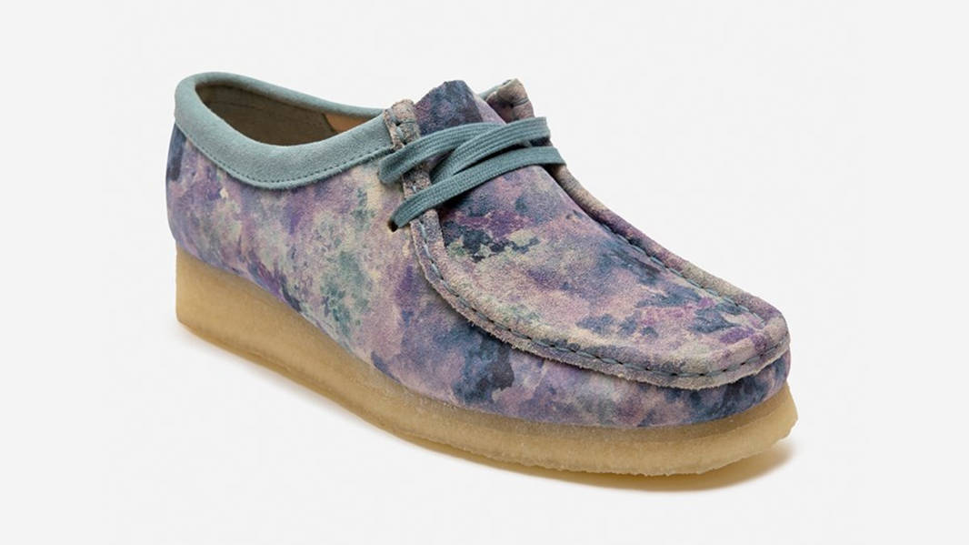 Clarks Originals Wallabee Blue Print | Where To Buy | 26161763
