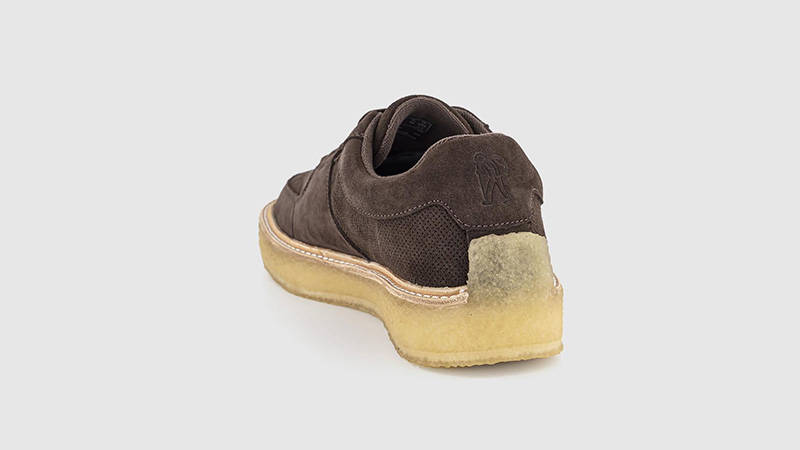 Clarks Sandford Dark Brown back