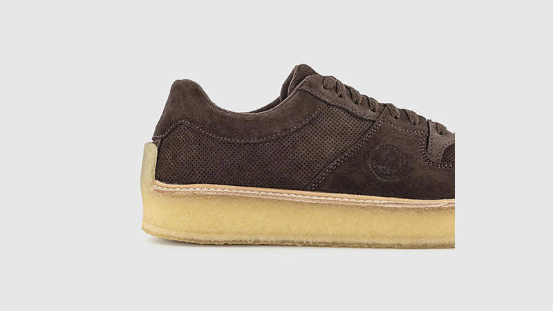Clarks Sandford Dark Brown heel