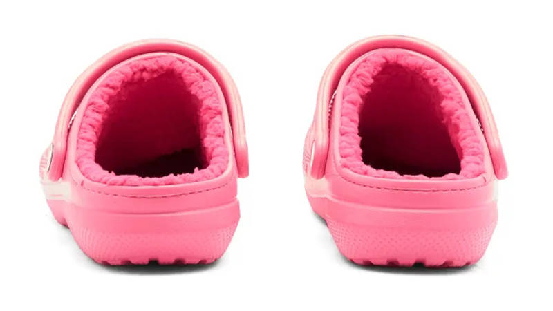 Crocs Classic Lined Clog Hyper Pink 203591-6VZ Back