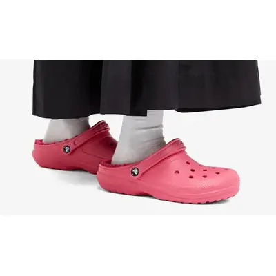 Crocs Classic Lined Clog - Hyper Pink