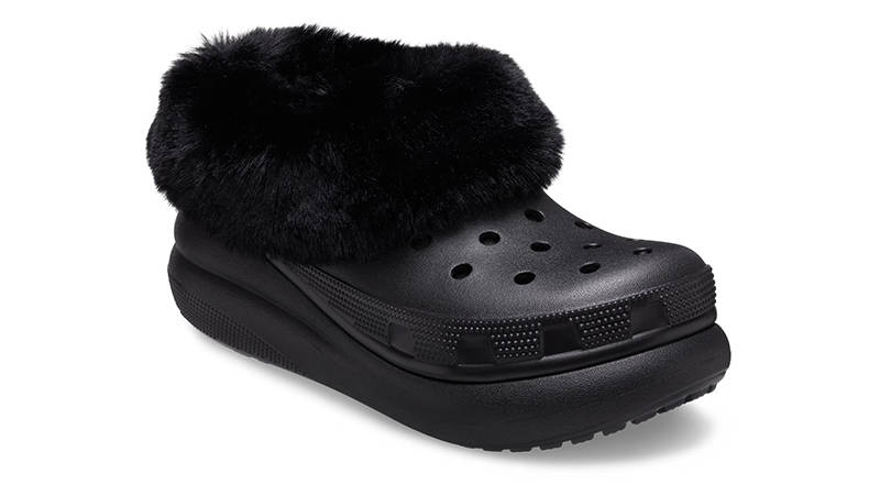 Crocs Furever Crush Black front