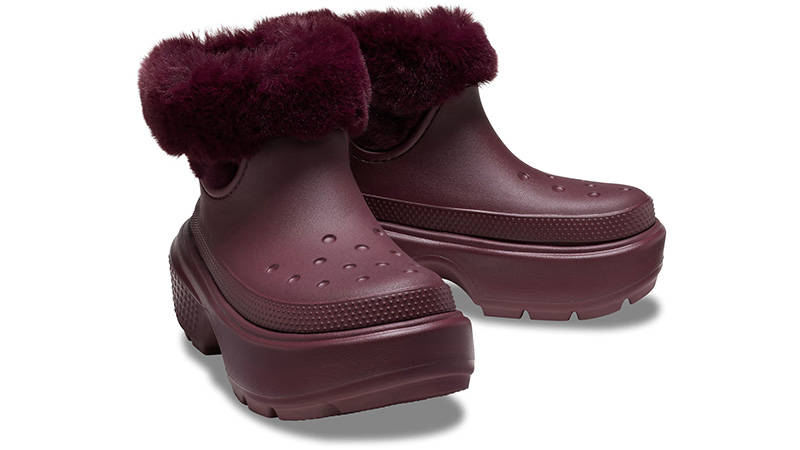 Crocs Stomp Lined Boot Dark Cherry side
