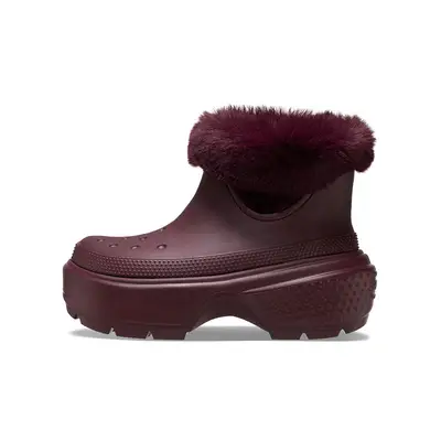 Crocs Stomp Lined Boot Dark Cherry | Where To Buy | 208718-6WD | The ...