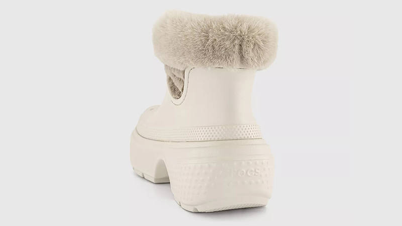 Crocs Stomp Lined Boots Stucco 208718-160 Back