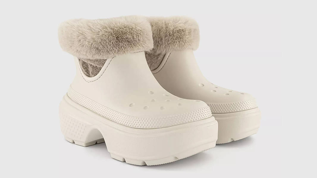 Crocs Stomp Lined Boots Stucco 208718-160 Side