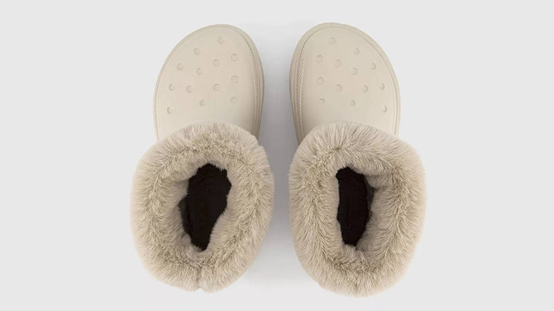 Crocs Stomp Lined Boots Stucco 208718-160 Top