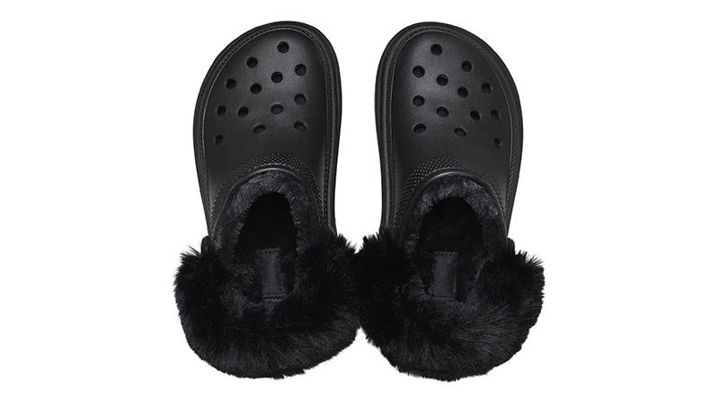 Crocs Stomp Lined Clog Black 208546-001 Top
